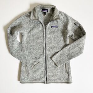 Women’s Patagonia Heather Gray Full-Zip Better Sweater Fleece Jacket